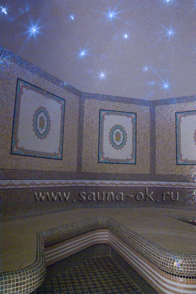 Звездное небо в турецкой бане
